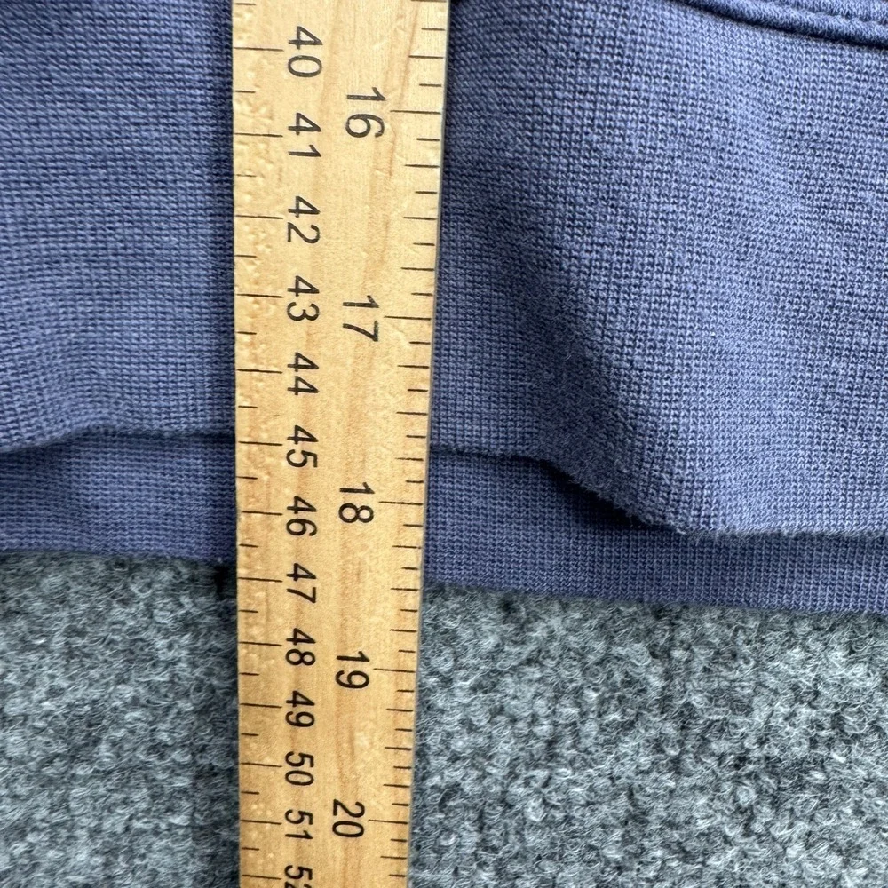 Nike Air Quarter Zip Sweatshirt Womens Large Blue Long Sleeve Cropped Fleece